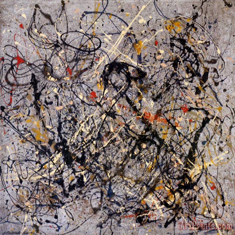 Jackson Pollock Number 18 1950 Art Print
