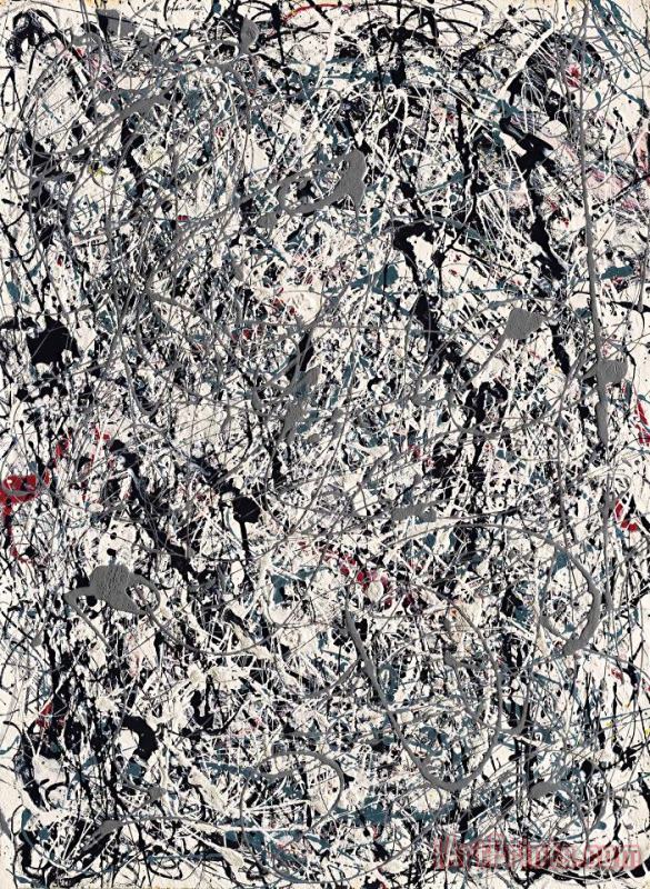 Jackson Pollock Number 19, 1948 Art Painting