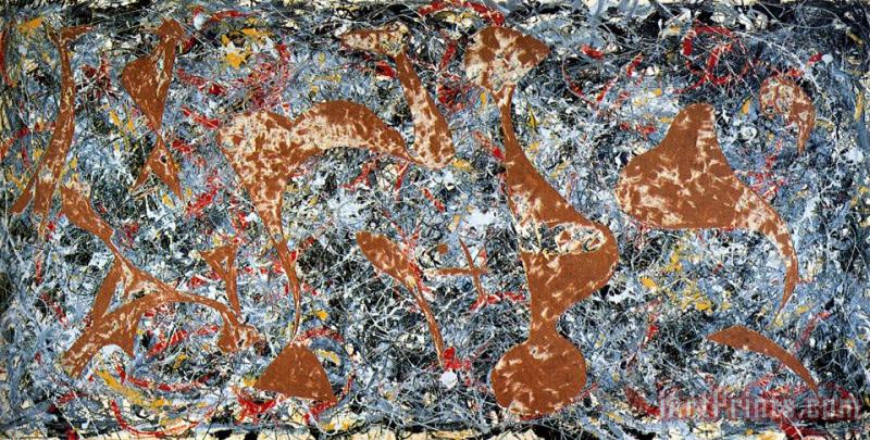 Number 7 C 1949 painting - Jackson Pollock Number 7 C 1949 Art Print
