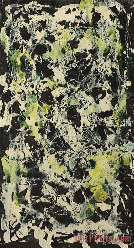 Jackson Pollock Vertical Composition I Art Painting