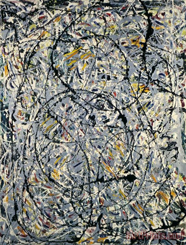 Jackson Pollock Watery Paths, 1947 Art Painting