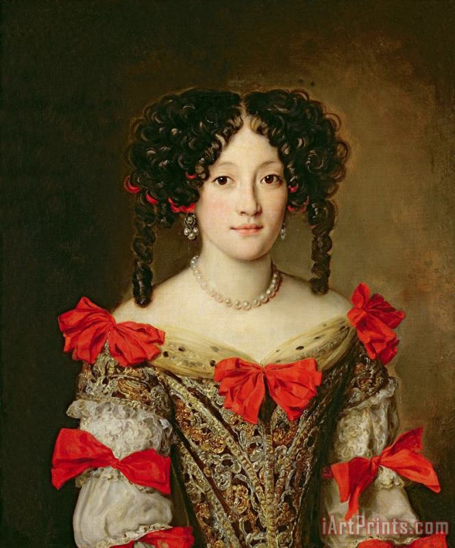 Portrait Of A Woman painting - Jacob Ferdinand Voet Portrait Of A Woman Art Print