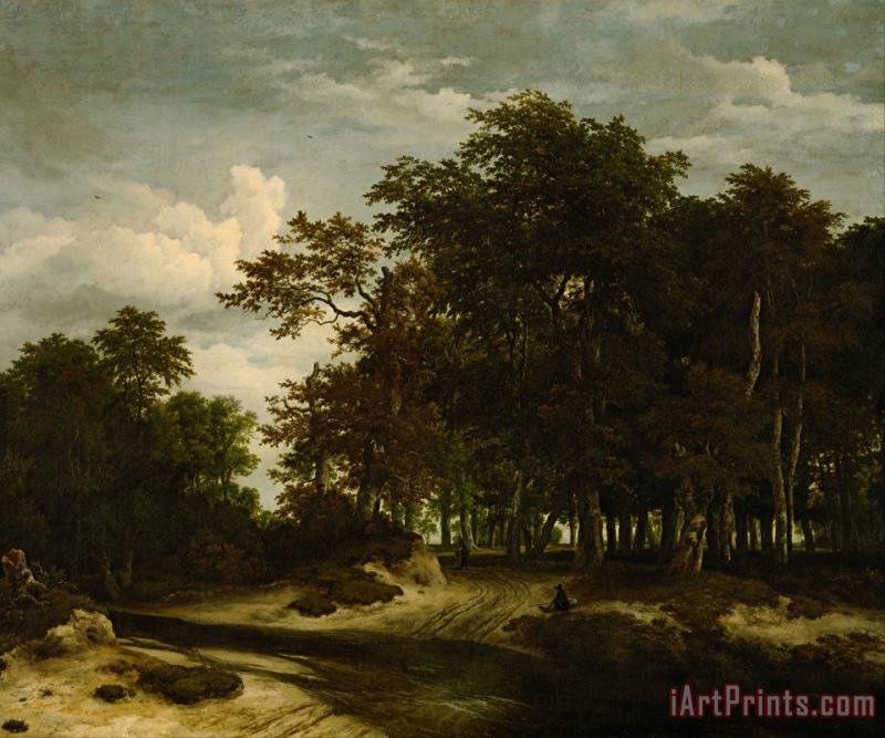 Jacob Isaacksz. van Ruisdael The Great Forest Art Painting