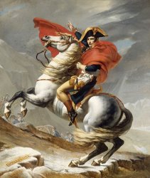 Jacques Louis David Bonaparte Crossing The Grand Saint-bernard Pass