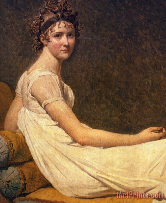Jacques Louis David Madame Recamier Art Print