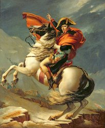 Jacques Louis David Napoleon Crossing the Alps on 20th May 1800