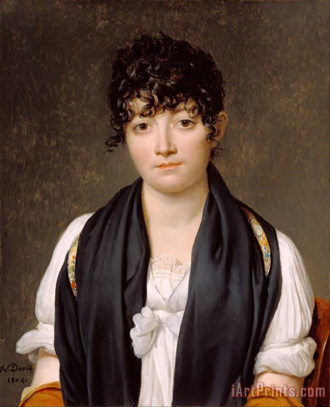 Jacques Louis David Suzanne Le Peletier De Saint Fargeau Art Painting