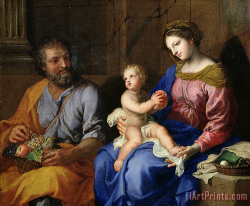 Jacques Stella The Holy Family Art Painting