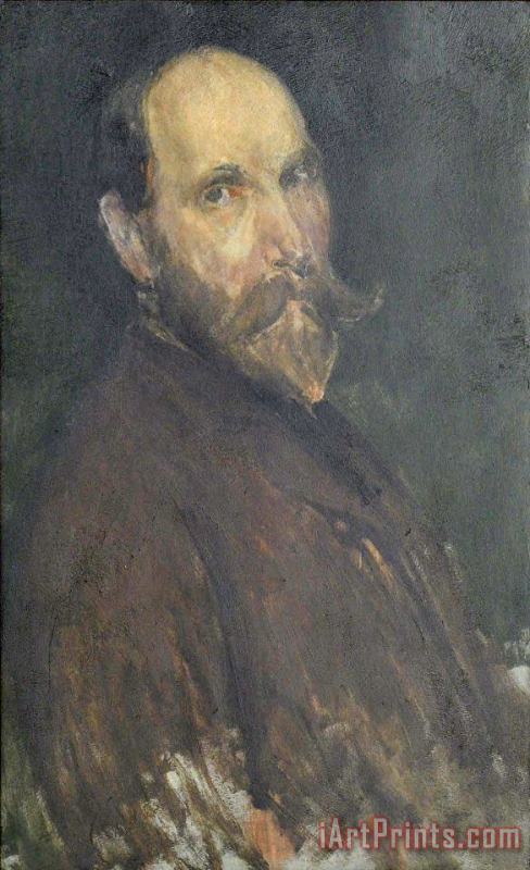 Portrait of Charles Lang Freer painting - James Abbott McNeill Whistler Portrait of Charles Lang Freer Art Print
