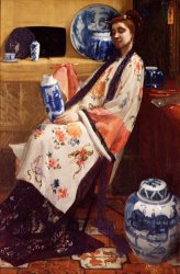 James Abbott McNeill Whistler Purple And Rose The Lange Leizen of The Six Marks painting