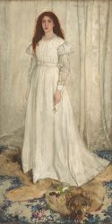 James Abbott McNeill Whistler Symphony In White No 1 The White Girl painting
