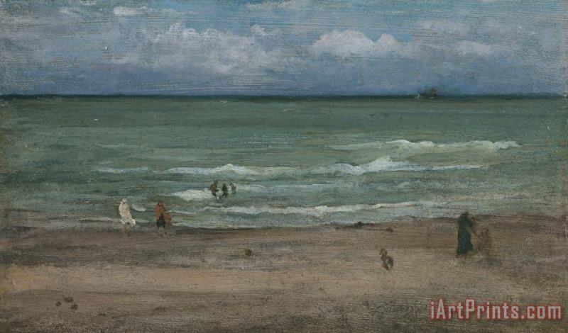 The Sea painting - James Abbott McNeill Whistler The Sea Art Print