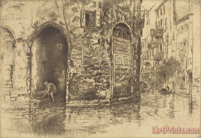 James Abbott McNeill Whistler Two Doorways Art Painting