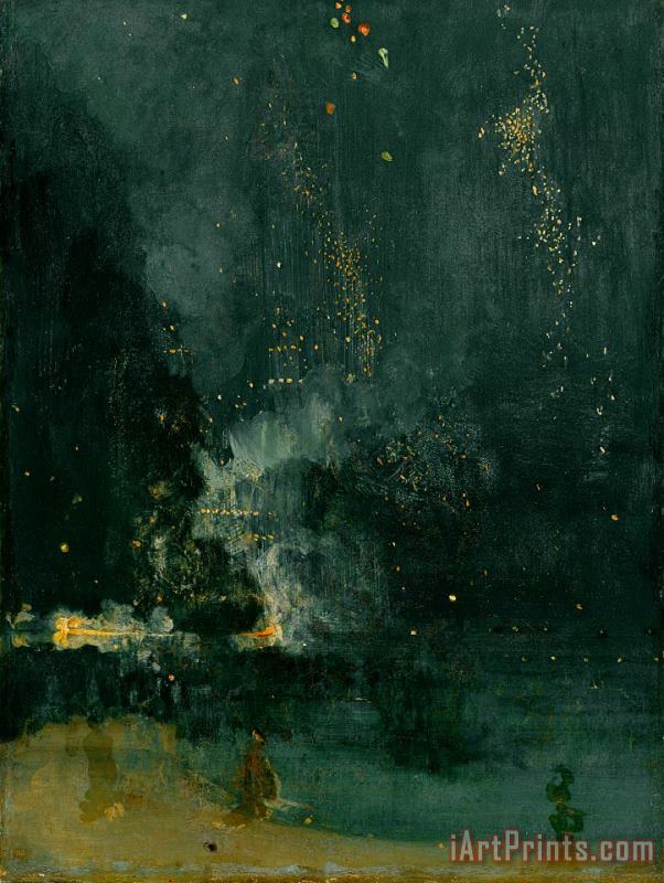 James Abbott Whistler The Falling Rocket Art Painting