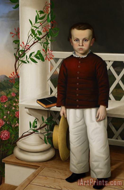 Portrait Of A Boy painting - James B Read Portrait Of A Boy Art Print