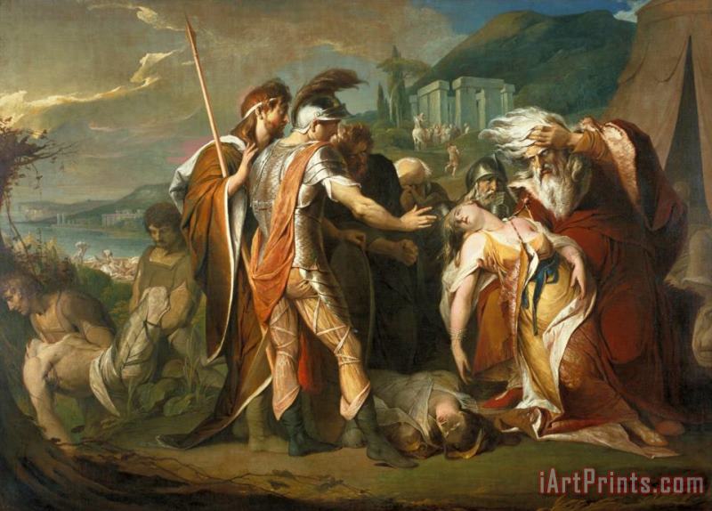 King Lear Weeping Over The Dead Body of Cordelia painting - James Barry King Lear Weeping Over The Dead Body of Cordelia Art Print