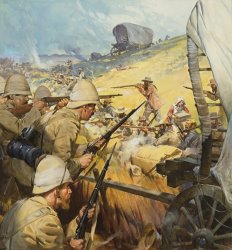 James Edwin McConnell Boer War Skirmish