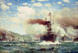 James Gale Tyler Naval Battle Explosion