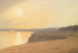 James Hallyar Sunset painting