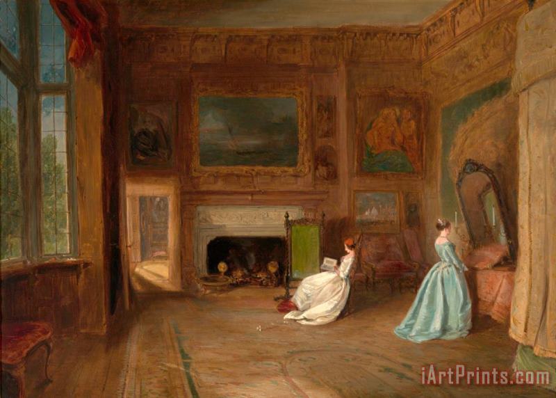 James Holland The Lady Betty Germain Bedroom at Knole, Kent Art Painting