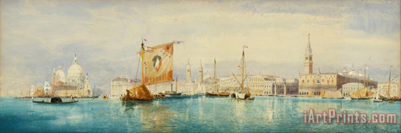 James Holland The Saint Mark's Basin, Venice Art Painting