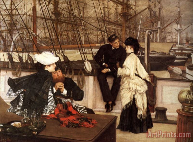 James Jacques Joseph Tissot The Captain And The Mate Art Painting
