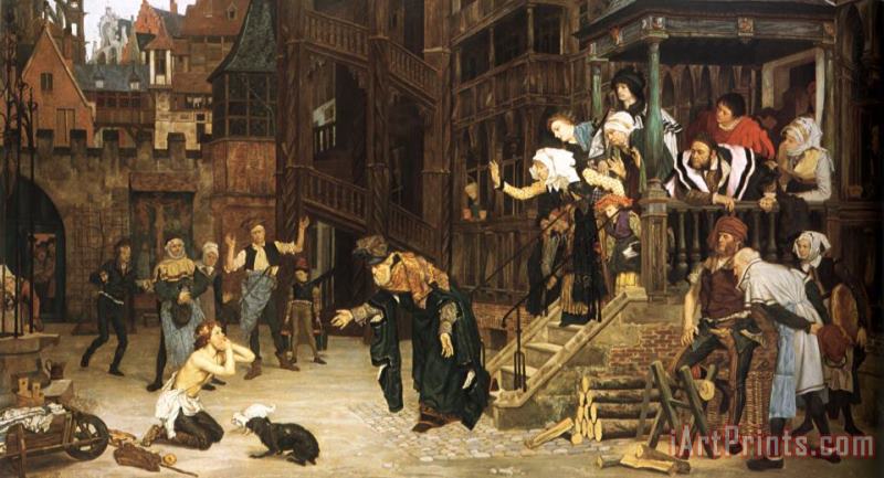 The Return of The Prodigal Son painting - James Jacques Joseph Tissot The Return of The Prodigal Son Art Print