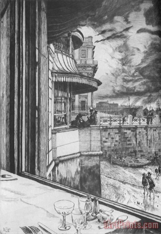 James Jacques Joseph Tissot Trafalgar Tavern, Greenwich Art Print