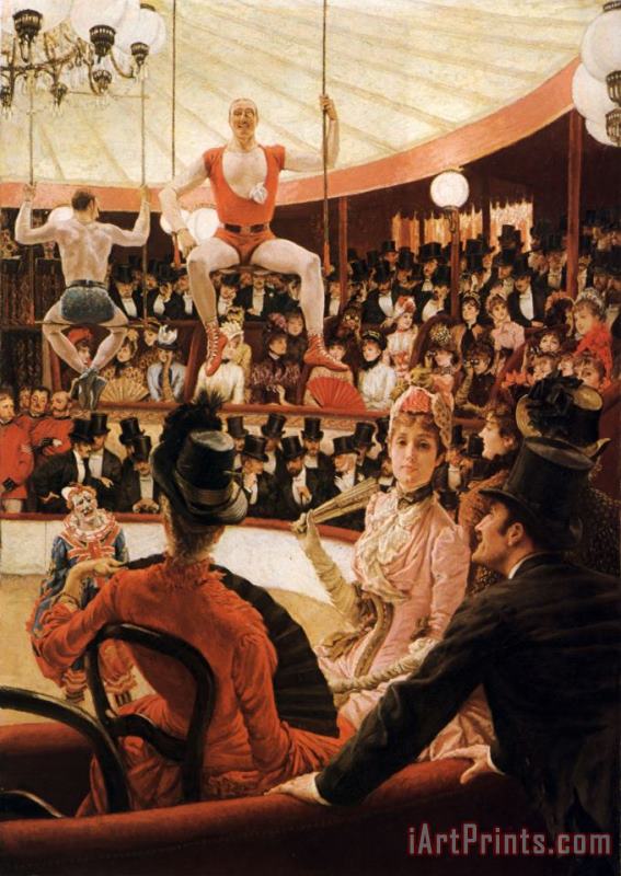 James Jacques Joseph Tissot Women of Paris The Circus Lover Art Painting