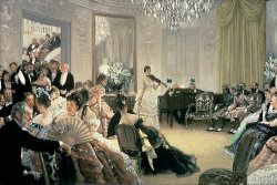 James Jacques Tissot Hush painting