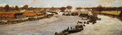 James Macbeth The Oxford And Cambridge Boat Race painting