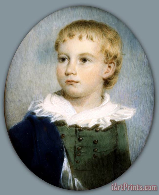 Portrait of a Boy painting - James Nixon Portrait of a Boy Art Print