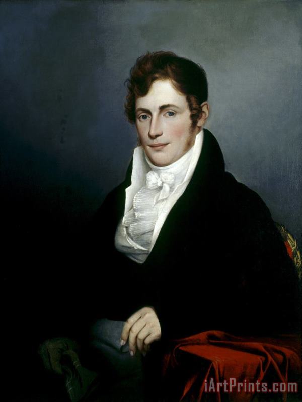 James Peale Portrait of Robert Waller, Esq. Art Painting