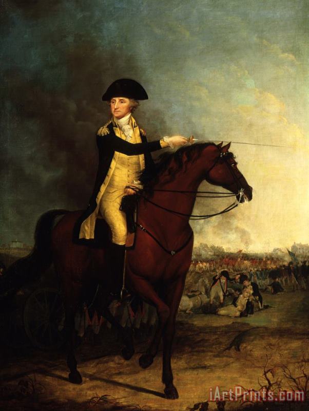 Washington at The Battle of Princeton painting - James Peale Washington at The Battle of Princeton Art Print
