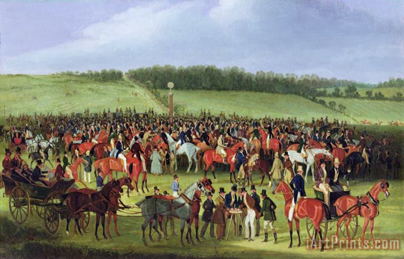 James Pollard Epsom Races - The Betting Post Art Painting