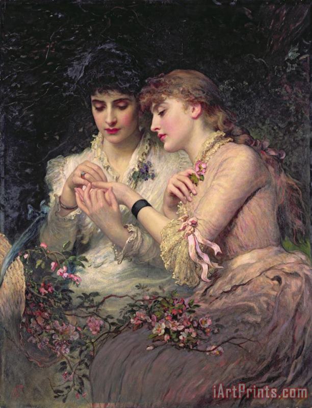 James Sant A Thorn Amidst Roses Art Painting