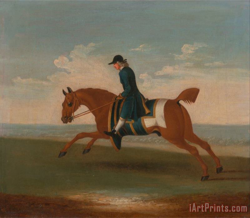 One of Four Portraits of Horses painting - James Seymour One of Four Portraits of Horses Art Print
