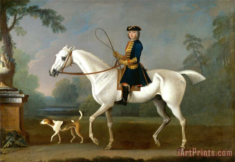 James Seymour Sir Roger Burgoyne Riding 'badger' Art Painting