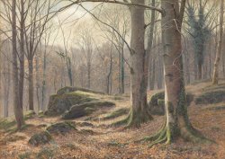 James Thomas Watts A Winter Morning painting