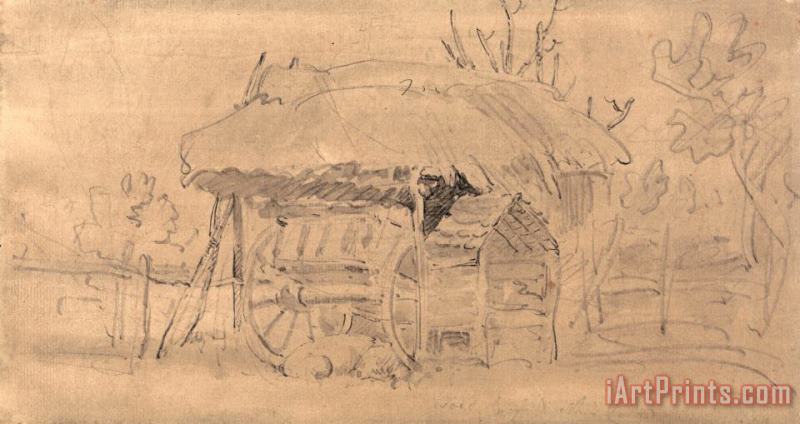 James Ward A Farm Cart Art Painting