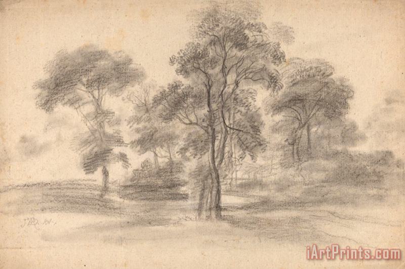 James Ward Landscape with Trees Art Painting
