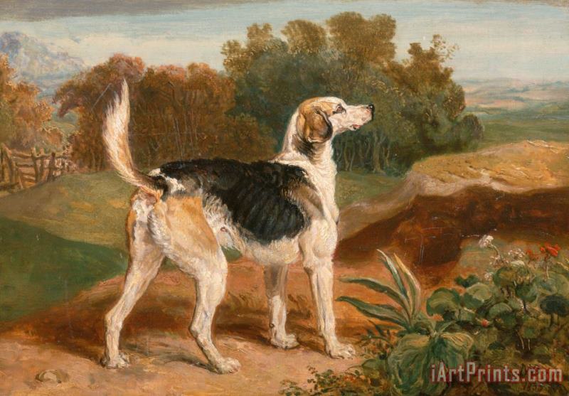 James Ward Ravager, One of The Lambton Hounds Art Painting
