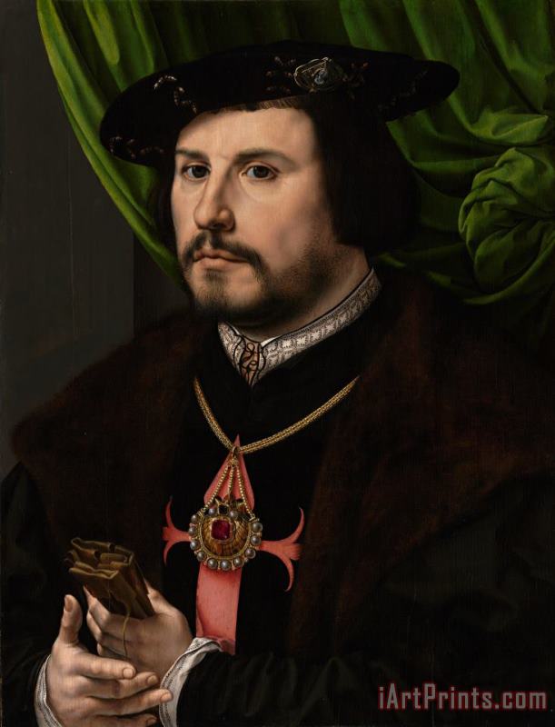 Jan Gossaert Portrait of Francisco De Los Cobos Y Molina Art Print