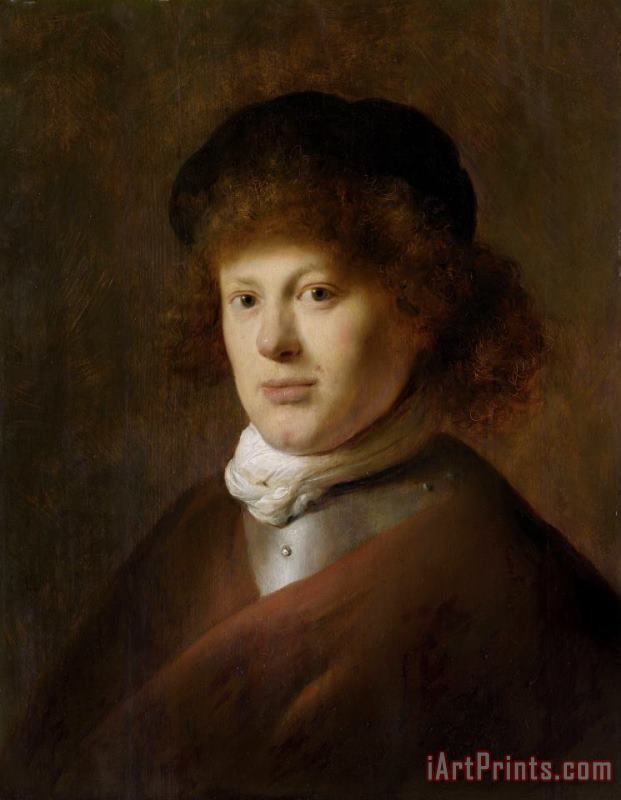 Jan Lievens Portrait of Rembrandt Harmensz Van Rijn Art Painting