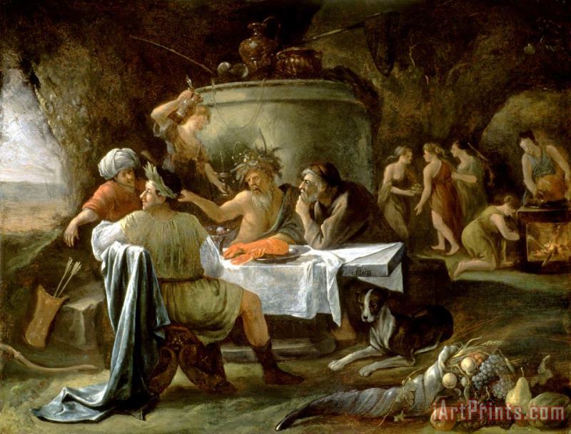 Jan Steen Theseus And Achelous Art Painting