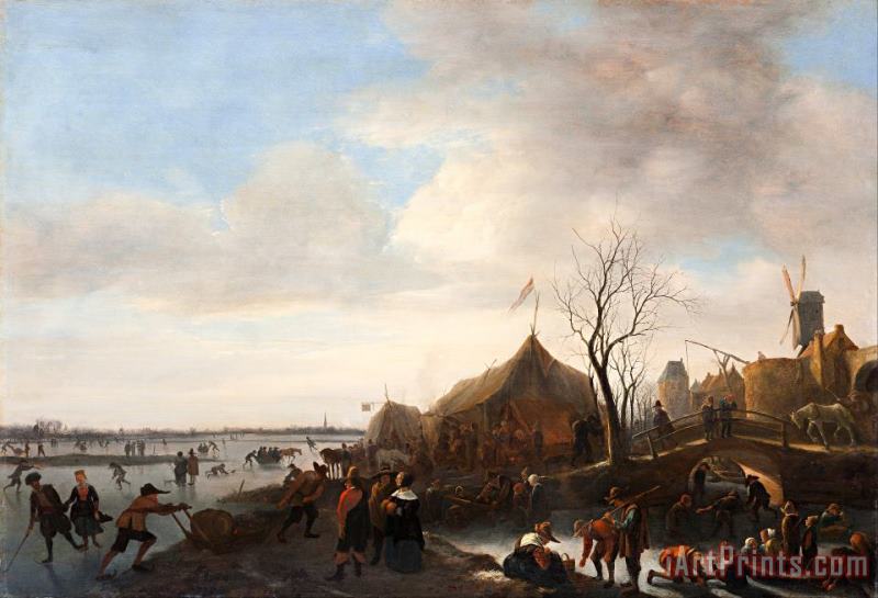 Jan Steen Winter Scene Art Painting