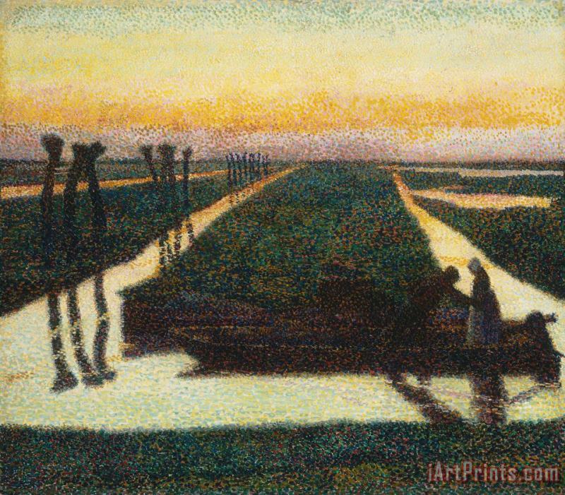 Jan Theodore Toorop Broek in Waterland Art Painting