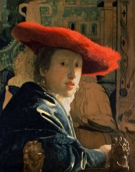 Jan Vermeer Girl with a Red Hat