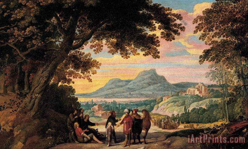 Joseph Sold by His Brothers painting - Jan Wildens Joseph Sold by His Brothers Art Print