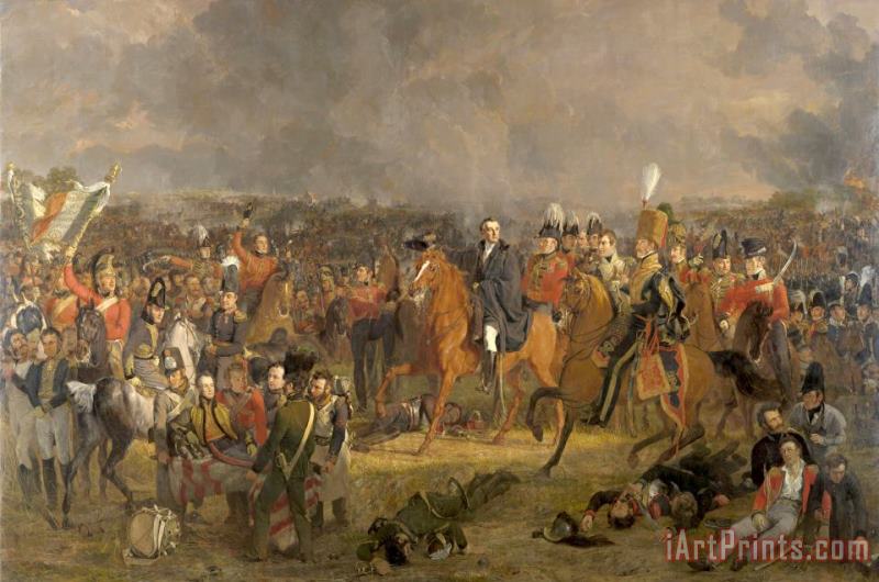 Jan Willem Pieneman The Battle of Waterloo Art Painting